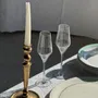 Candlesticks and candle holders - Large gold brass candle holder classic shape H17 D13.5 - OFFICE OBJETS