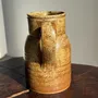 Carafes - Large speckled stoneware jug no mark below H21 - OFFICE OBJETS