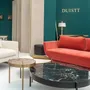 Canapés pour collectivités - Canapé 2 places Oscar, tissus, velours, option COM, Portugal - DUISTT