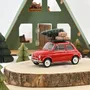 Autres décorations de Noël - Fiat 500 L 1968 Rouge Noël 1/18 - NOREV