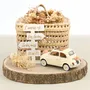 Cadeaux - Fiat 500 L 1968 Blanc Ivoire cadeau de mariage 1/18 - NOREV