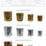 Cadeaux - Signature Elite Large - Gold - - LE SAVOIR VIVRE FRANCE