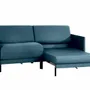Armchairs - French 2/3 seater sofa bed BOSS DUO 160 MEDIUM removable armrests : Colour - Fabric / AQUAMA GREEN - Filo - Green - LIKOOLIS