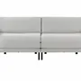 Armchairs - French 2/3 seater sofa bed BOSS DUO 160 MEDIUM removable armrests : Colour - Fabric / LIGHT GREY - Filo - Light grey - LIKOOLIS