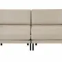 Armchairs - French 2-seater sofa bed BOSS DUO 140 LARGE removable armrests : Colour - Artificial leather / LIGHT GREY - COMBI - STONE - LIKOOLIS