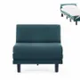 Armchairs - French 1-seater armchair ROLLER 80 SMALL without armrests : Colour - Fabric / AQUAMA GREEN - Filo - Green - LIKOOLIS
