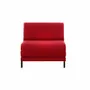 Armchairs - French 1-seater armchair bed BOSS 70 SMALL without armrests : Colour - Fabric / RED - FIlo - Red - LIKOOLIS