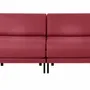 Armchairs - Design BOSS DUO 140 SMALL 2-seater French sofa bed without armrests : Colour - LEATHER - Grey 0819 - LIKOOLIS