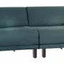 Armchairs - French sofa bed 2 seater ROLLER DUO 160 MEDIUM removable armrests : Colour - Fabric / AQUAMA GREEN - Filo - Green - LIKOOLIS