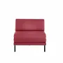 Armchairs - French 1-seater sofa bed BOSS 80 SMALL without armrests : Colour - Fabric / CASE - Filo - Marfil - LIKOOLIS