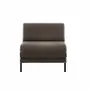 Armchairs - French 1-seater armchair bed BOSS 70 SMALL without armrests : Colour - LEATHER - Red 0841 - LIKOOLIS