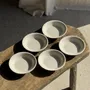 Assiettes au quotidien - Lot de 5 assiettes blanches creuses épaisses pas de marque D21,5 - OFFICE OBJETS