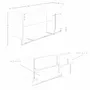 Sideboards - White sideboard with steel legs - ANGEL CERDÁ