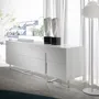 Sideboards - White sideboard with steel legs - ANGEL CERDÁ