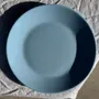 Everyday plates - Set of 6 small vintage blue dessert plates D18 (2) - OFFICE OBJETS
