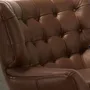 Fauteuils - Fauteuil Chester cuir marron foncé - ANGEL CERDÁ