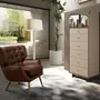 Fauteuils - Fauteuil Chester cuir marron foncé - ANGEL CERDÁ