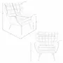 Fauteuils - Fauteuil Chester cuir marron foncé - ANGEL CERDÁ