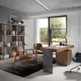 Office furniture and storage - Walnut and lacquered wood bookcase - ANGEL CERDÁ