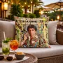 Garden textiles - Scarface 45 x 45 outdoor cushion - Design by Anne Mondy - ARTDECORIS