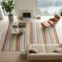 Contemporary carpets - Hand woven Polyester rug, Lines - Multi - NUZRAT CARPET EMPORIOUM