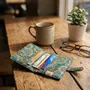 Bags and totes - Small upcycled sari wallet - I WAS A SARI