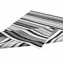 Contemporary carpets - Hand woven Polyester rug, Streak - Black/white - NUZRAT CARPET EMPORIOUM