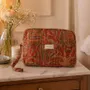 Bags and totes - Quilted artisan-made sari organizer - I WAS A SARI