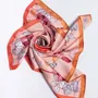 Scarves - Satin scarf, French creation and printing - KOUNTHEA RETH