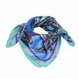 Foulards et écharpes - Blue Spin Scarf | 90x90 cm - ELCIELA