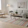 Contemporary carpets - Hand woven Polyester rug, Pulito - Multi - NUZRAT CARPET EMPORIOUM