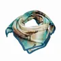 Foulards et écharpes - Breeze Marble Foulard en soie | 90x90 cm - ELCIELA