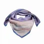 Foulards et écharpes - Purple Lucky Stone Foulard en soie | 90x90 cm - ELCIELA