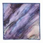 Foulards et écharpes - Purple Lucky Stone Foulard en soie | 90x90 cm - ELCIELA