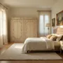 Wardrobe - "Rinascimento" Wardrobe hand decorated with 4 doors - INTERIORS ITALIA