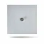 Decorative objects - Allure Brushed Aluminum 1 round push button - 80x80 Single post - 6IXTES