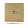 Objets personnalisables - Elite - Laiton au guillochage - 1 bouton rond poussoir - 80x80 - 6IXTES