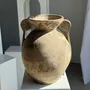 Objets de décoration - Grand vase crème à double anses spirale style antique en terre cuite - OFFICE OBJETS