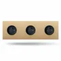 Decorative objects - Trinity - Brushed brass 3 black power sockets - 240x80 - 6IXTES