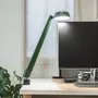 Aménagements pour bureau - Lampe Polux Original à pince - L - Vert forêt & Jaune - LUMINAIRES POLUX