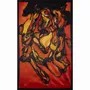 Pièces uniques - Flames Toile en soie | 60x73 cm - ELCIELA