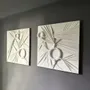 Other wall decoration - Pure Echoes: Set of 2 Handmade Textured Relief Paintings - SARMAL DESIGN