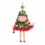 Other Christmas decorations - FAM.FEAST XMAS TREE ORN RD/GRN 17CM - GOODWILL M&G