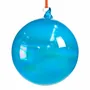 Guirlandes et boules de Noël - GLSS IR.BALL ON RIBBON BLU/OR/MULTI 15CM - GOODWILL M&G
