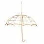 Autres décorations de Noël - MET.LG DISPLAY UMBRELLA GLD 193CM - GOODWILL M&G