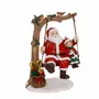 Autres décorations de Noël - SANTA/KID ON SWING TT RD/BRWN/WH 19,5CM - GOODWILL M&G