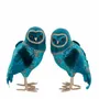 Other Christmas decorations - FABR.BROC.PLUME OWL TT ASS/2 BLU/GLD 32CM - GOODWILL M&G