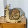 Pièces uniques - Escargot en bois massif - Epicéa - BOIS DE LION