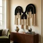 Other wall decoration - Twin Peaks: Handmade Modern Macrame Wall Installation - SARMAL DESIGN