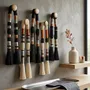 Other wall decoration - Ethereal Totems: 5-Piece Handmade Modern Textile Wall Installation - SARMAL DESIGN
